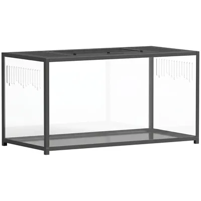 PawHut Gabbia grande per criceti in metallo con coperchio apribile, 100x50x52,5 cm   Aosom Italy