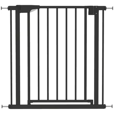 PawHut Cancelletto di Sicurezza per Cani e Bambini 76-81 cm a Pressione, Bianco   Aosom Italy