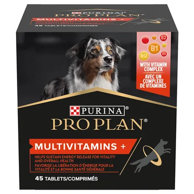 PURINA PRO PLAN Dog Adult Multivitamins Alimento complementare per cani - Set %: 2 x 67 g (90 compresse)