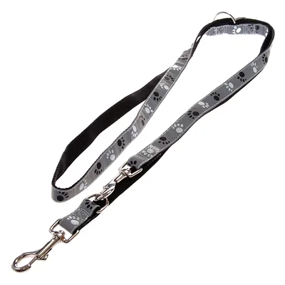Set collare e guinzaglio - Trixie Silver Reflect - Collare M/L + guinzaglio