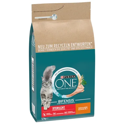 PURINA ONE Sterilcat crocchette con Pollo per gatto - Set %: 2 x 5,7 kg