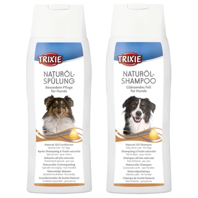 Balsamo all'olio naturale Trixie 250ml - Set %: Shampoo 250 ml e Balsamo 250 ml