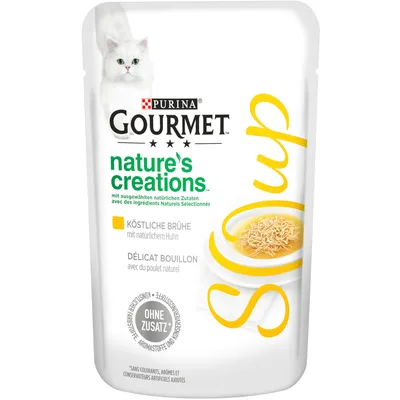 Gourmet Soup 32 x 40 g Alimento umido per gatti - Pollo