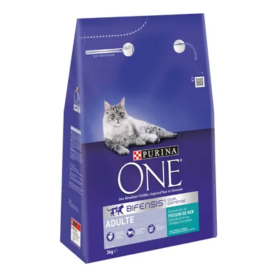 PURINA ONE Adult Pesce di mare Crocchette per gatto - 3 kg