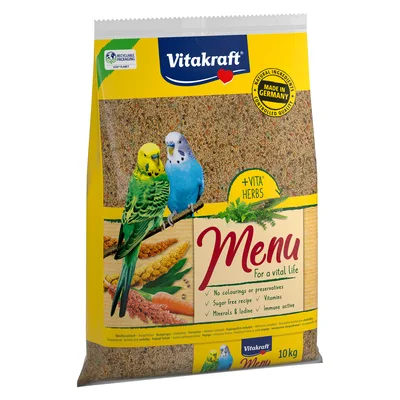 Vitakraft Menù Pappagallini Mangime per uccelli  - 10 kg