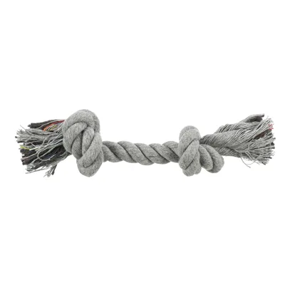 Trixie corda gioco per cani - grigio - Set %: 2 x 26 cm con 2 nodi