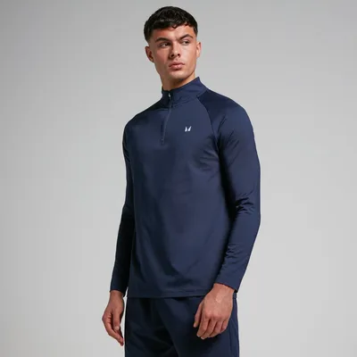 Men's Training 1/4 Zip & Joggers Bundle - Navy - S - XS