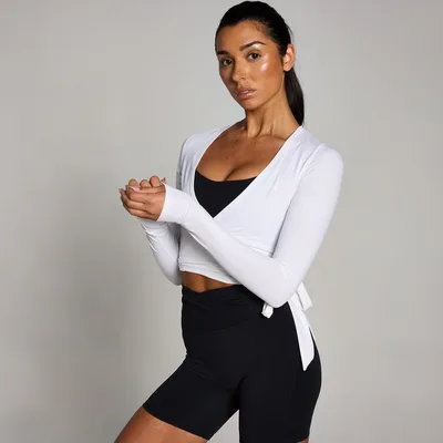 Maglia a incrocio MP Tempo da donna - Bianca - XXL