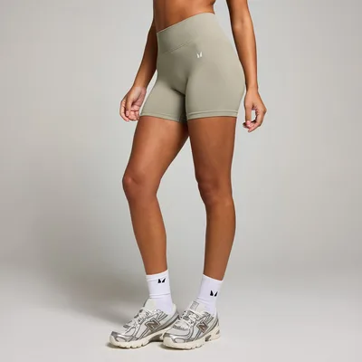 Pantaloncini invisibili senza cuciture con scrunch MP Tempo da donna - Salvia scuro - XL