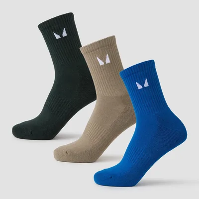 Calzini a metà polpaccio unisex MP (confezione da 3) - Multipack Earth - UK 2-5