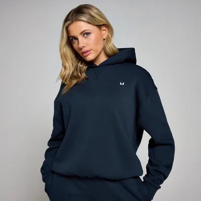 Felpa oversize con cappuccio MP Basics da donna - Zaffiro scuro - S