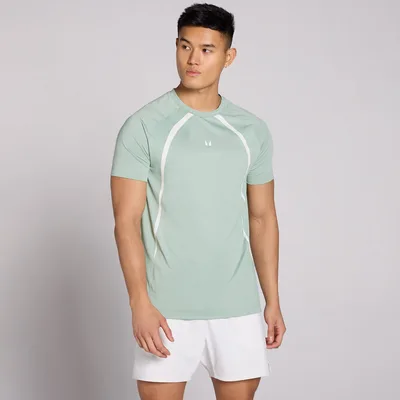 T-shirt MP uomo Tempo con pannelli - Eucalipto - XXXL