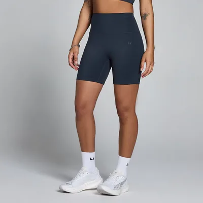 Pantaloncini donna MP Tempo a vita alta - Blu navy scuro - L
