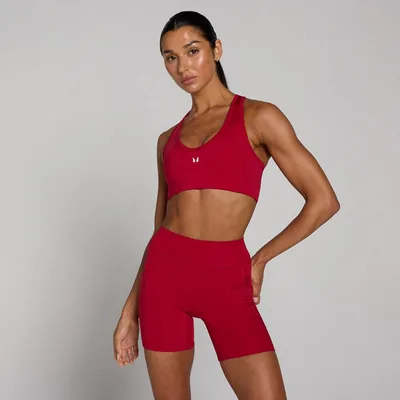 Reggiseno sportivo a schiena incrociata da training MP donna - Rosso - S