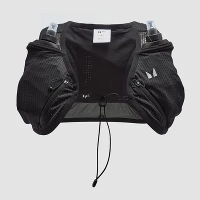 MP Compact Hydration Vest & 2 Soft Running Bottles Bundle - Black - L