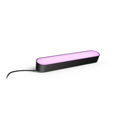 Philips Hue White & Color Ambiance Barra Luminosa Play, Confezione Singola Nero