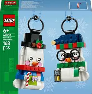 LEGO Iconic (40812). Pupazzi di neve ornamentali
