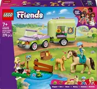 LEGO Friends (42695). Rimorchio per cavallo e puledro