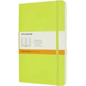 Taccuino Moleskine a righe Large copertina morbida Lemon. Verde