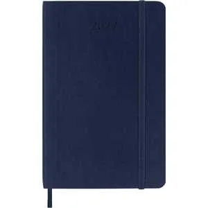 Agenda 2027 Moleskine 12 mesi settimanale notebook pocket blu morbida