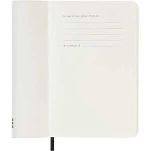 Agenda 2027 Moleskine 12 mesi settimanale notebook pocket nera morbida