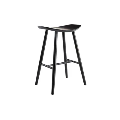 Sgabello da bar in legno nero H65 cm DEMORY
