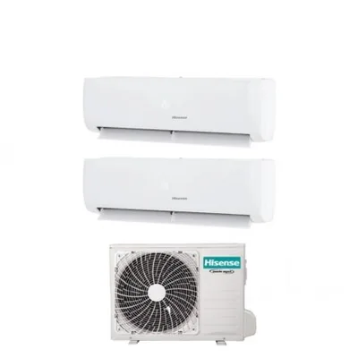 HISENSE Climatizzatore 3AMW72U4RJC +  CJXR1201G + CJR0901G  Wifi Motore Inverter Classe Energetica A++/A+