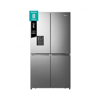 HISENSE Frigorifero 4 Porte RQ758N4SWSE Capacità  606 Lt Classe Energetica E