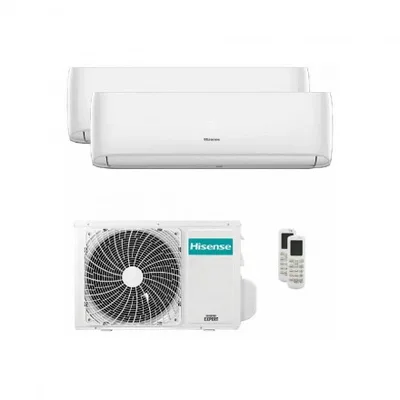 HISENSE Climatizzatore Dual (2AMW42U4RGC+2pz HAXU090AG) Classe Energetica A++/A+