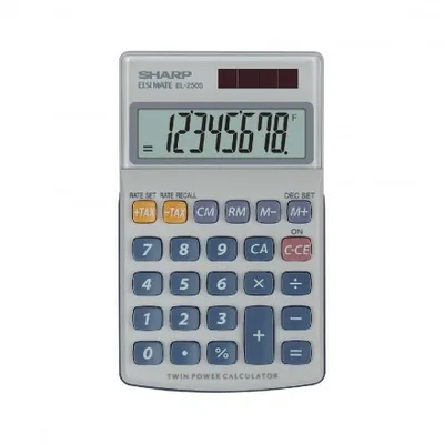 SHARP Calcolatrice EL250S Tascabile